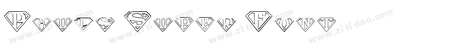 Pauls Super Font字体转换